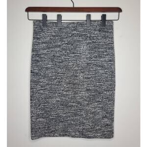 Ann Taylor black white career pencil skirt - 12P / 12 petite